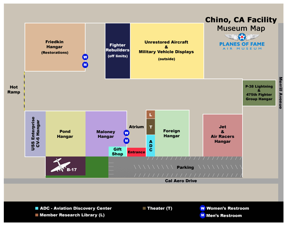 Chino Museum Map